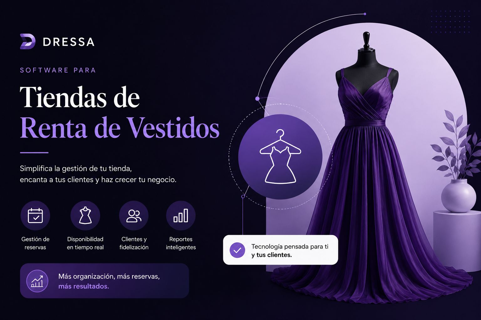 Dressa software para tiendas de renta de vestidos